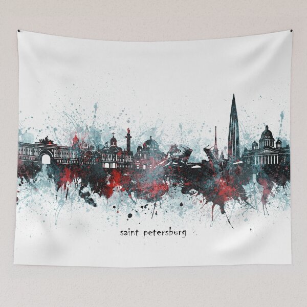 Item preview, saint petersburg skyline designed and sold by BekimART2.