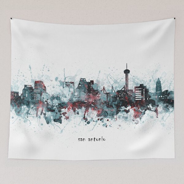 Item preview, san antonio skyline designed and sold by BekimART2.