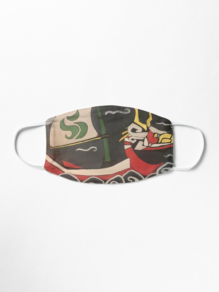 Alternate view of King of Red Lions Mask