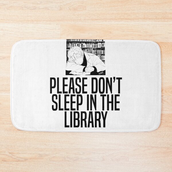 Item preview, Banana Fish - Ash Lynx Please Don't Sleep in The Library designed and sold by MykaAndSalmon.
