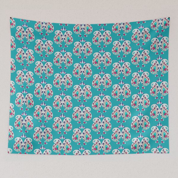 Item preview, White Paisleys  designed and sold by BumbleChynxBee.