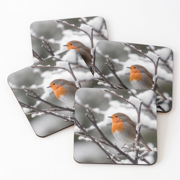 Item preview, Red Robin Bird In The Snow designed and sold by Patricia Jacobs.