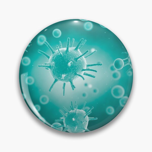 Item preview, SPACEY VIRUS SLIDE Pattern MICROSCOPE CELLS Image PHOTO...Micro designed and sold by Hippiesole.