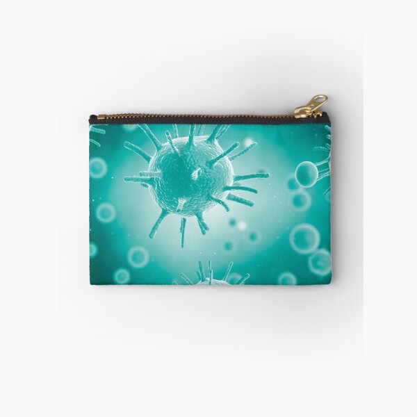 Item preview, SPACEY VIRUS SLIDE Pattern MICROSCOPE CELLS Image PHOTO...Micro designed and sold by Hippiesole.