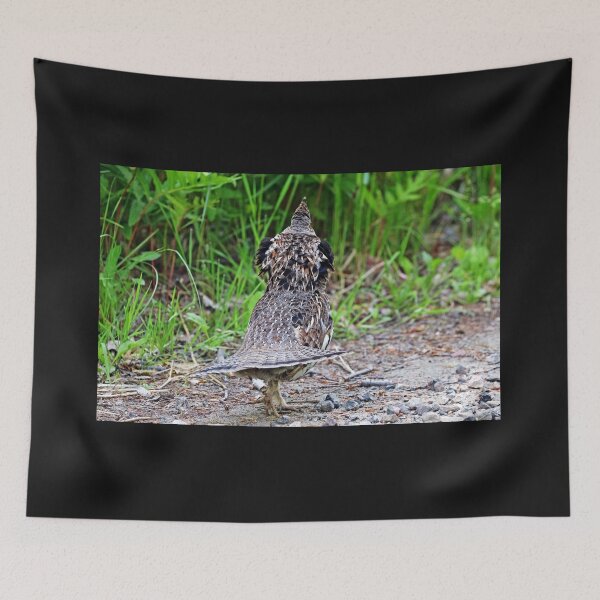 Item preview, Ruffed Grouse Walks Away designed and sold by Deb Oppermann.