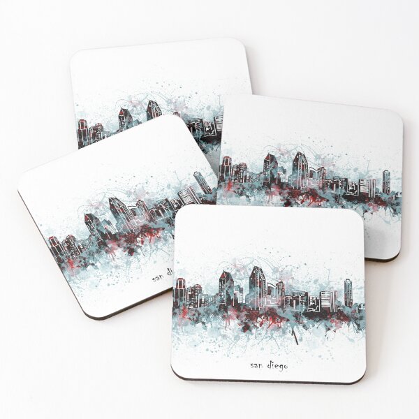 Item preview, san diego skyline designed and sold by BekimART2.