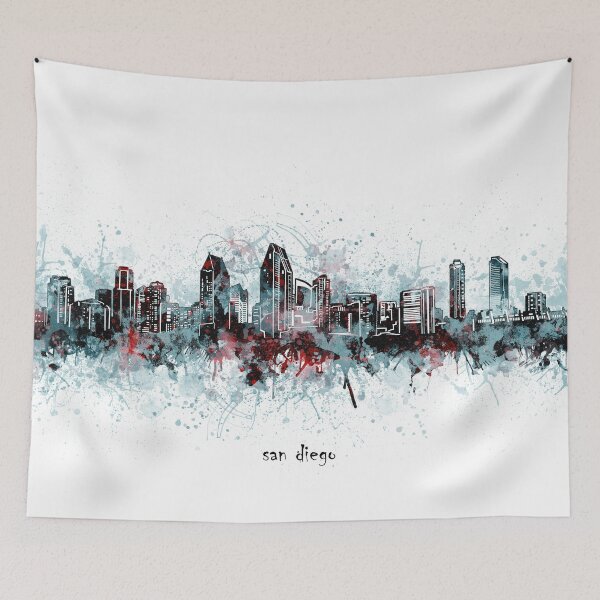 Item preview, san diego skyline designed and sold by BekimART2.