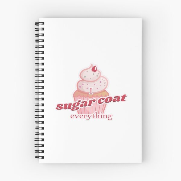 Item preview, 'I sugar coat everything' pink cupcake quote designed and sold by gr8gatsbriela.