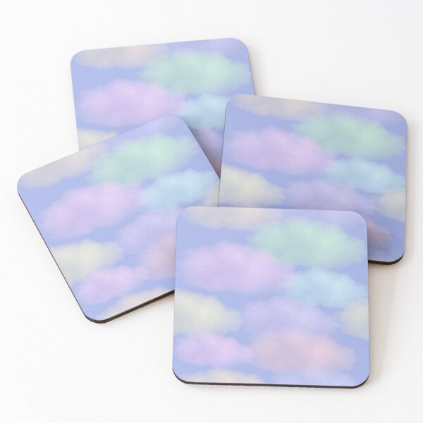Item preview, Fun Fluffy Clouds in Rainbow Colors designed and sold by WisdomInspired.