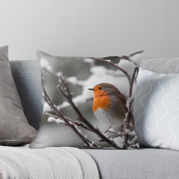 Item preview, Red Robin Bird In The Snow designed and sold by Patricia Jacobs.