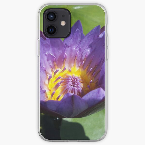 Mystic purple lotus flower iPhone Soft Case