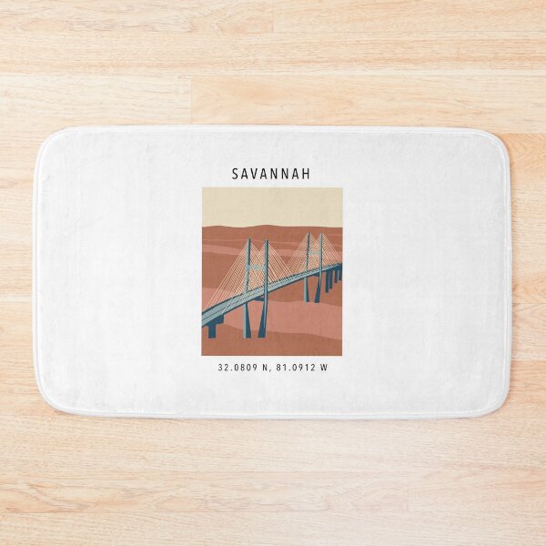 Item preview, “Savannah” Vintage Style Travel Poster designed and sold by emily-daly.