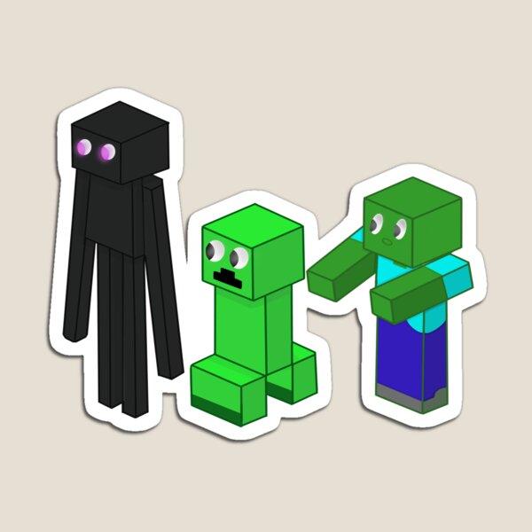 Cute Endermite - happy Magnet for Sale by Vanthaera