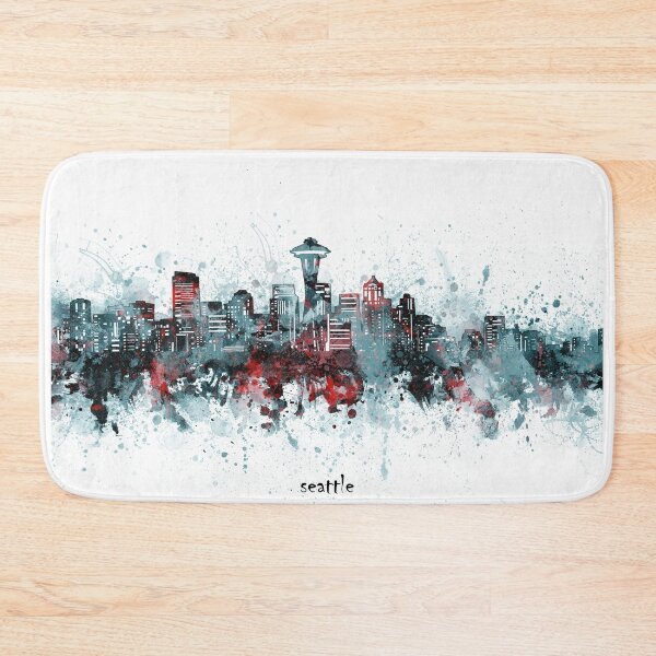 Item preview, seattle skyline designed and sold by BekimART2.