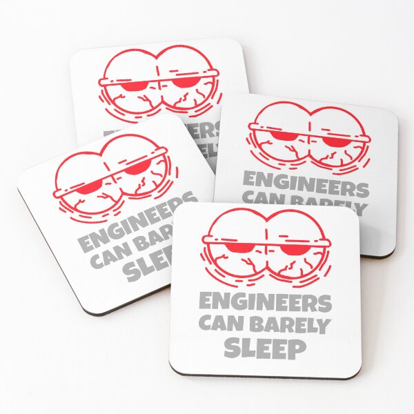 Item preview, Engineers barely and can sleep designed and sold by MiguelMejia18.