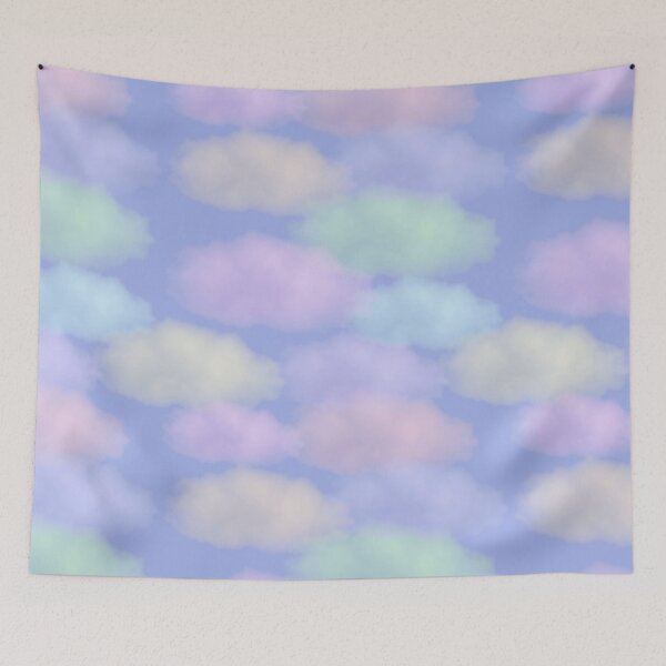Item preview, Fun Fluffy Clouds in Rainbow Colors designed and sold by WisdomInspired.