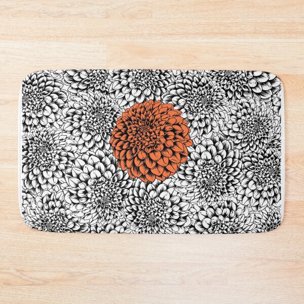 Item preview, Orange Dahlia flower designed and sold by jordygraph.