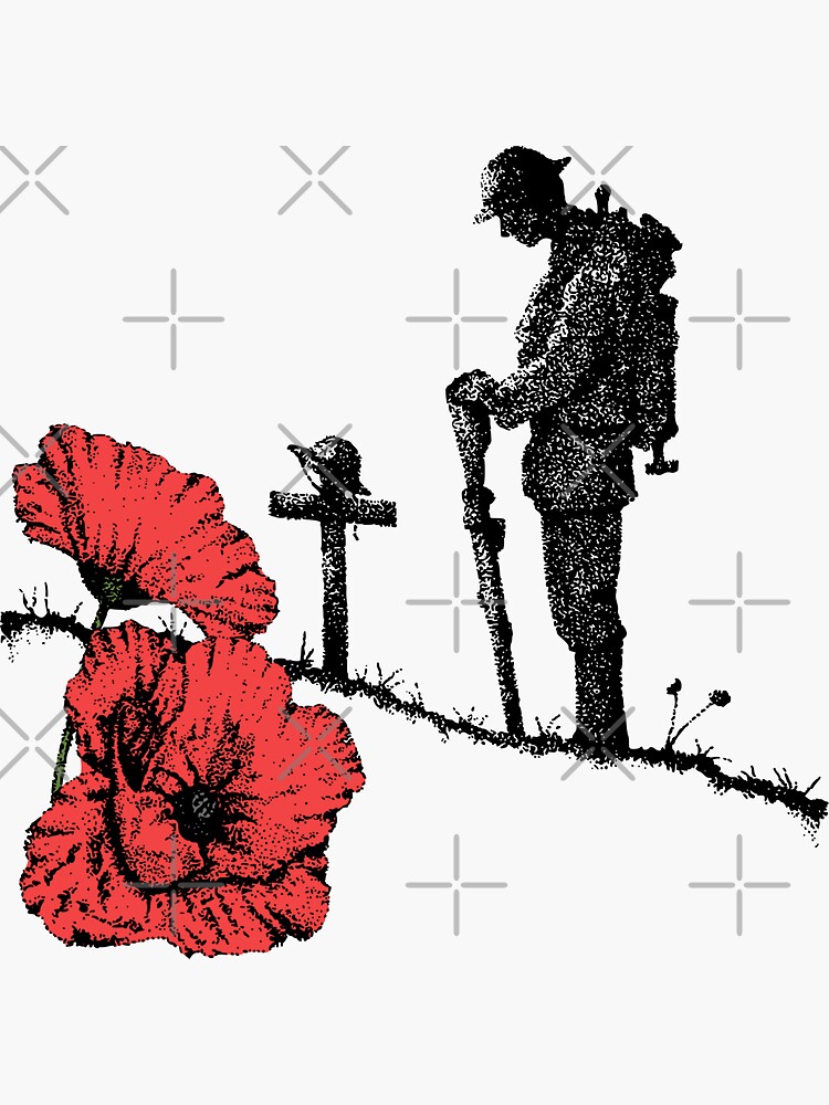 Discover Lest We Forget - Poppy Day Sticker