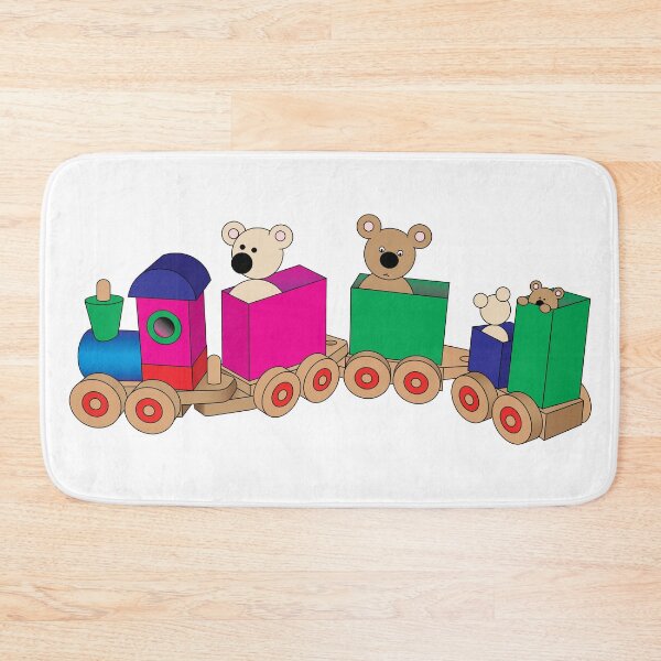 Item preview, Teddy bears train ride. designed and sold by Running-Duck.