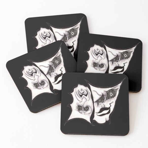 Item preview, Comedy Tragedy Masks | Theater | Entertainment Industry | TM11 designed and sold by triciakitty.