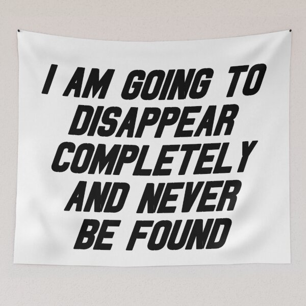 Item preview, Going to disappear completely designed and sold by punkauracrystal.