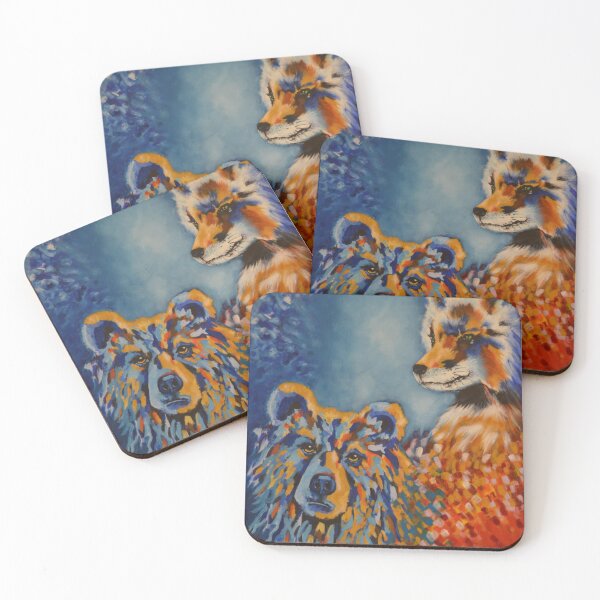 Item preview, Fox and Bear designed and sold by AnsellSimpleArt.