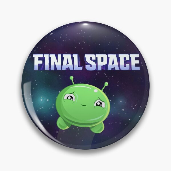 Item preview, Final Space Mooncake - Cute Face, flying designed and sold by Luhmdesign.