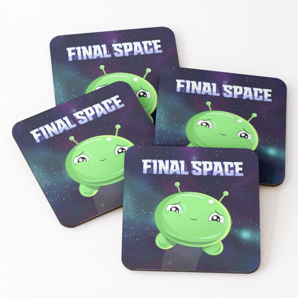 Item preview, Final Space Mooncake - Cute Face, flying designed and sold by Luhmdesign.