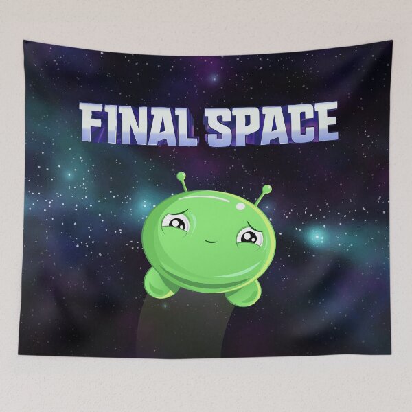 Item preview, Final Space Mooncake - Cute Face, flying designed and sold by Luhmdesign.