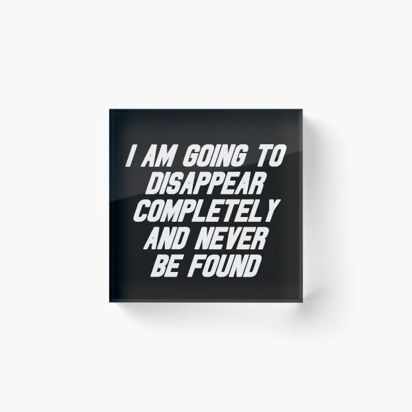 Item preview, Going to disappear completely (Alt.) designed and sold by punkauracrystal.