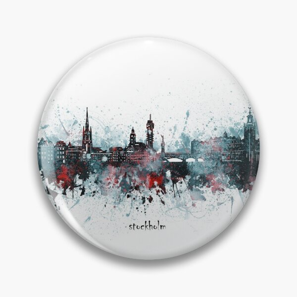 Item preview, stockholm skyline designed and sold by BekimART2.