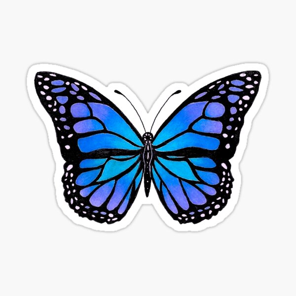 Item preview, Blue Monarch Butterfly designed and sold by snak13.