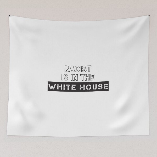 Item preview, RACIST IS IN THE WHITE HOUSE : Cute family gift idea for Mom, Dad and siblings designed and sold by OualidME.