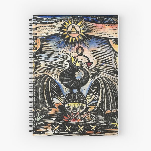Item preview, Wood block print Alchemy designed and sold by fishtower.