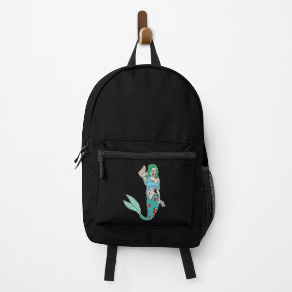 Halloween Creepy Zombie Scary Mermaid Backpack