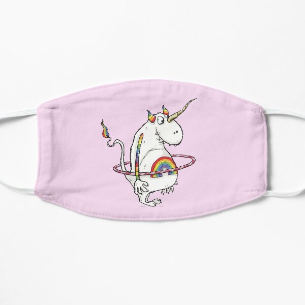 Rainbow Unicorn Monster, Fun & Whimsical Nursery Wall Art Mask