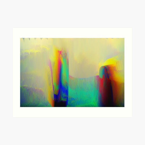 Fragmentized Art Print