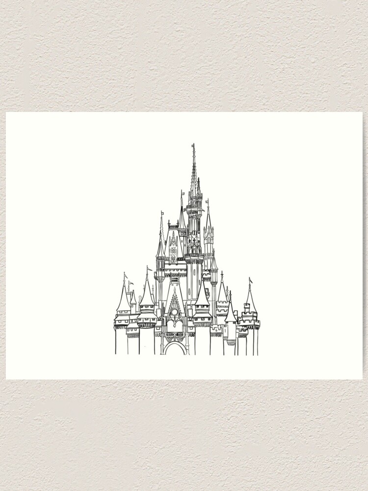 How to Draw the Disney Castle  YouTube