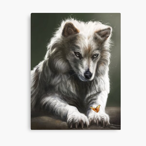 Arctic Wolf Puppy Wall Art Redbubble - pet wolf rider alpha legend of you roblox