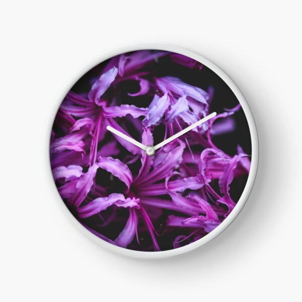 Pink Petals Clock
