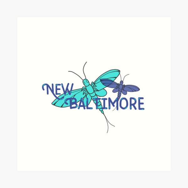 New Baltimore, MI; Fishflies Art Print