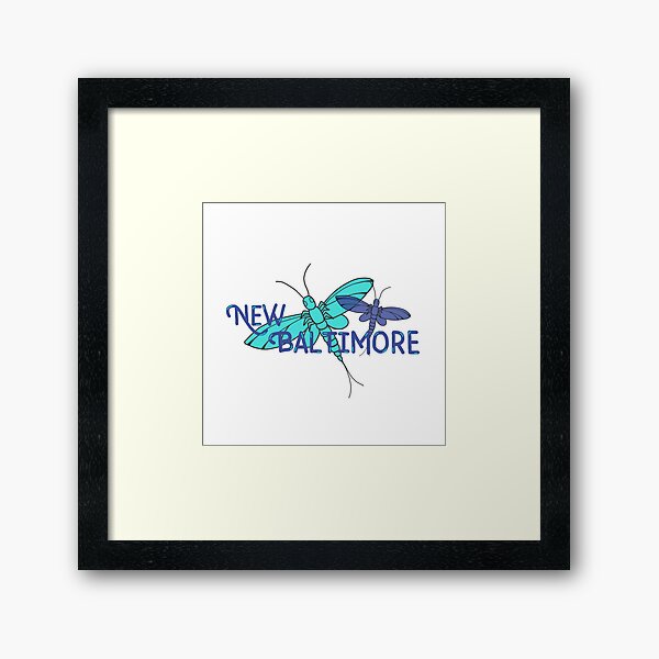 New Baltimore, MI; Fishflies Framed Art Print