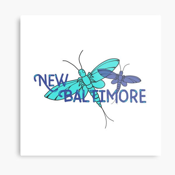 New Baltimore, MI; Fishflies Metal Print