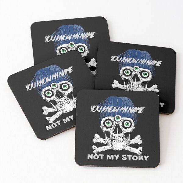 Item preview, You know my name, not my story, skull art  designed and sold by dreamofdenim.
