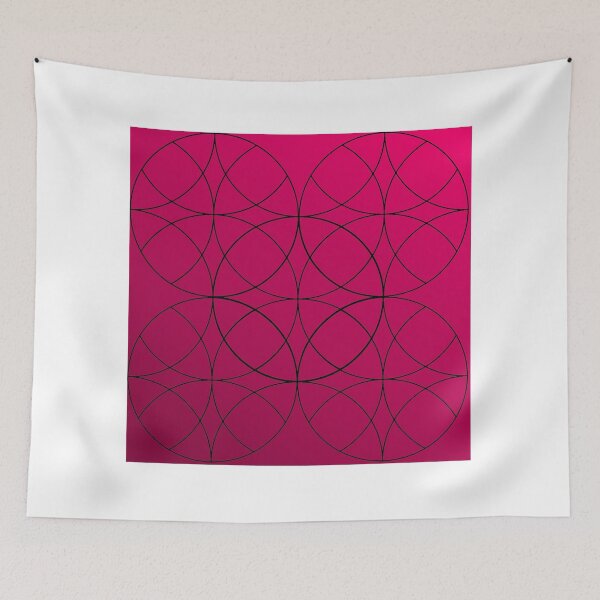Item preview, Dark Pink and Black Mandala Design  designed and sold by mikaylawiser.