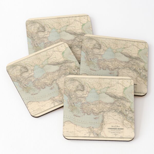 Item preview, Turkey, Balkan Peninsula Map (1855) designed and sold by allhistory.