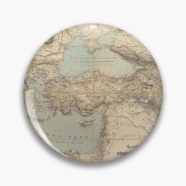 Item preview, Turkey, Balkan Peninsula Map (1855) designed and sold by allhistory.