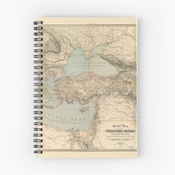 Item preview, Turkey, Balkan Peninsula Map (1855) designed and sold by allhistory.