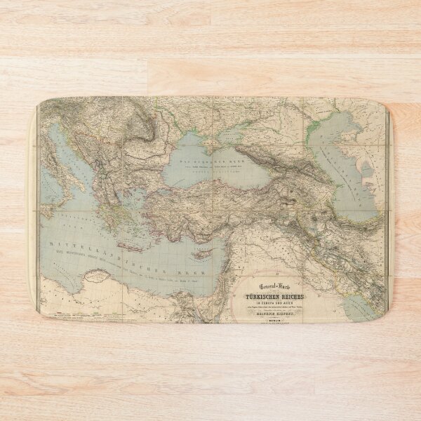 Item preview, Turkey, Balkan Peninsula Map (1855) designed and sold by allhistory.