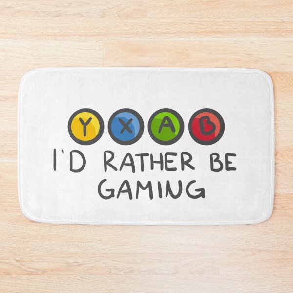 I’d Rather be Gaming - Xbox Bath Mat